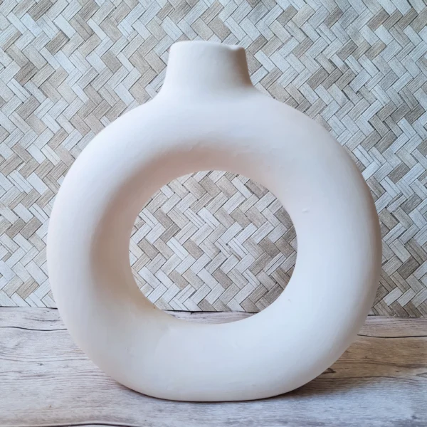 Vase de Fleurs Rond fait main artisanale – Image 2