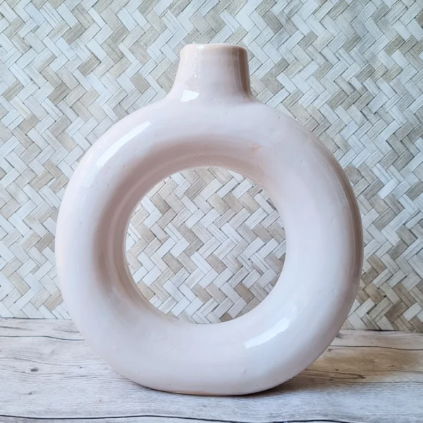 Vase de Fleurs Rond fait main artisanale
